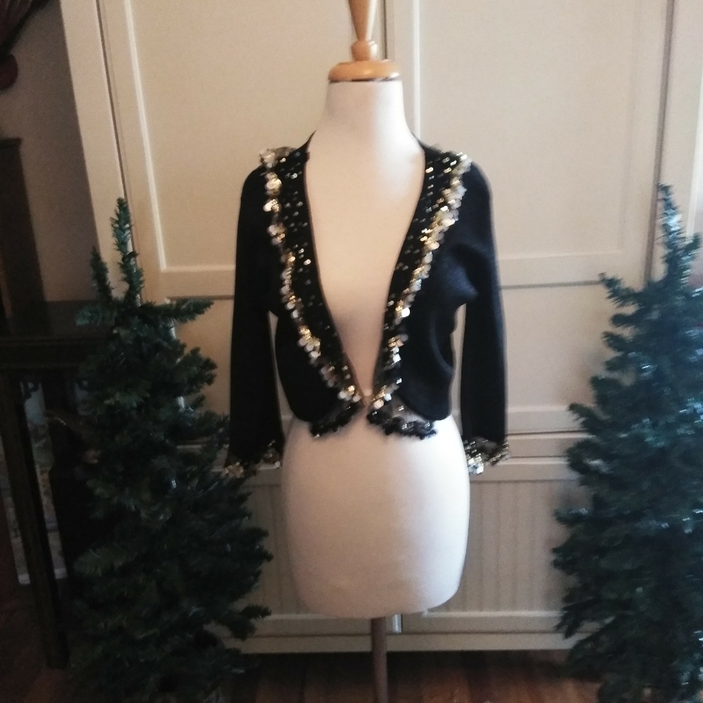 Black shrug jacket